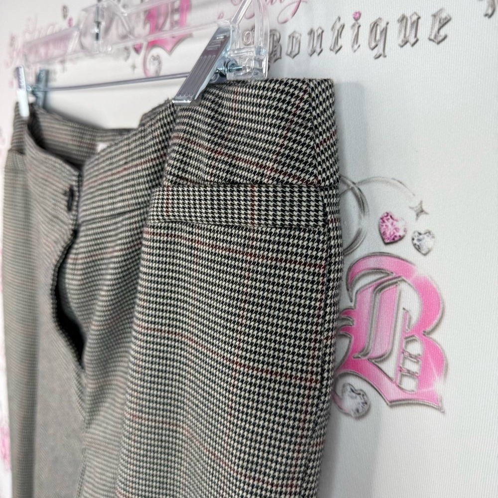 Cleo trousers, pants, houndstooth, black cream, white red Checkered Pants - Picture 6 of 12
